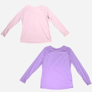 Amazon Women's Long Sleeve Tees - Pink and Lavender